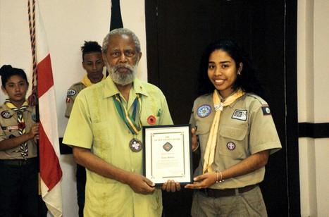 Reese Medina Receives Queen's Scout Award | Cayo Scoop!  The Ecology of Cayo Culture | Scoop.it