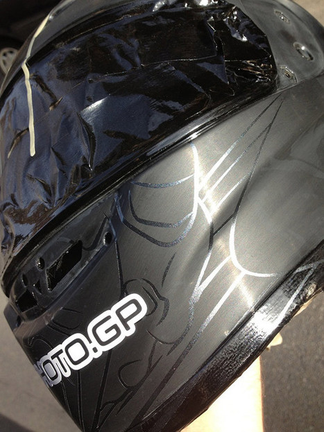 PHOTO.GP Helmet In Progress : Scott Jones | Ductalk: What's Up In The World Of Ducati | Scoop.it