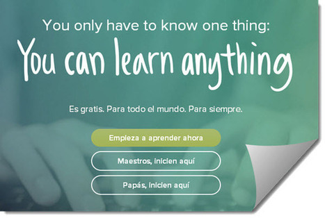 Khan Academy integra nuevos recursos educativos para incentivar nuestra capacidad de aprendizaje.- | Educación, pedagogía, TIC y mas.- | Scoop.it