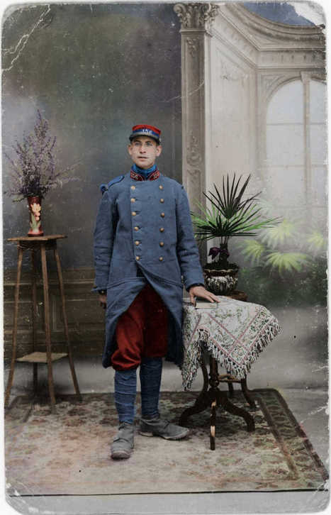 Des photographies colorisées des soldats de la Première Guerre Mondiale | Autour du Centenaire 14-18 | Scoop.it