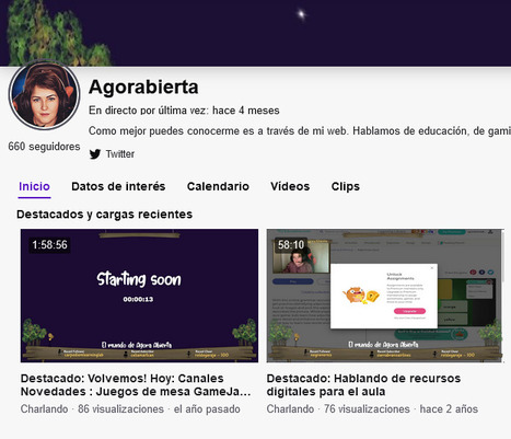 Vernáculos educativos de Twitch: twitchers educadores para el aprendizaje / Sender Godoy Paloma Contreras-Pulido | Comunicación en la era digital | Scoop.it