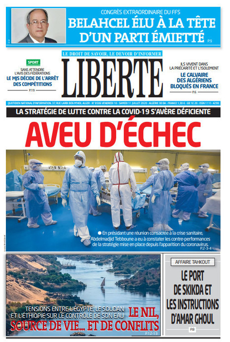 Algérie: le ministre de la Communication menace le journal "Liberté" | DocPresseESJ | Scoop.it