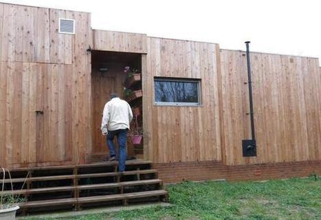 Mont&eacute;e en cinq jours c'est " la maison (bois) du bonheur " | Build Green, pour un habitat &eacute;cologique | Scoop.it
