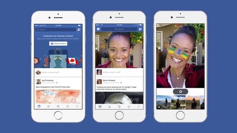 Facebook imite les filtres et stickers de Snapchat - Influenth | Smartphones et réseaux sociaux | Scoop.it