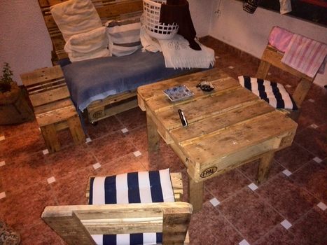 Pallet Balcony Lounge Set | 1001 Pallets ideas ! | Scoop.it