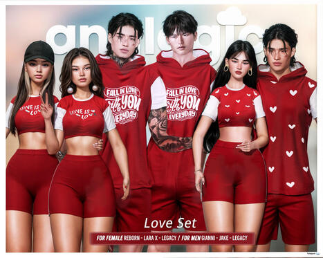Love Set Unisex Valentine 2026 Group Gift by Analogic | Teleport Hub - Second Life Freebies | Second Life Freebies | Scoop.it