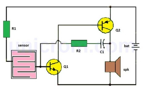 Detector de lluvia con dos transistores  | tecno4 | Scoop.it