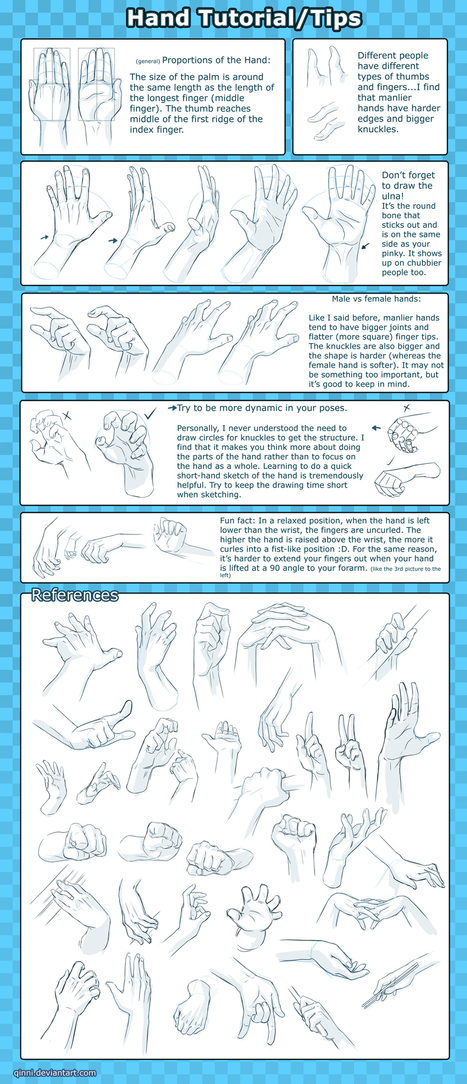 drawing hands tutorial