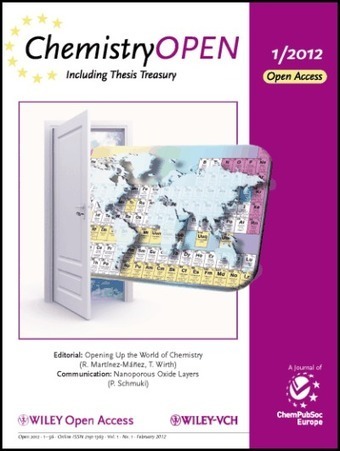 ChemistryOpen - Volume 1, Issue 1 - February 2012 - Wiley Online Library | Natural Products Chemistry Breaking News | Scoop.it