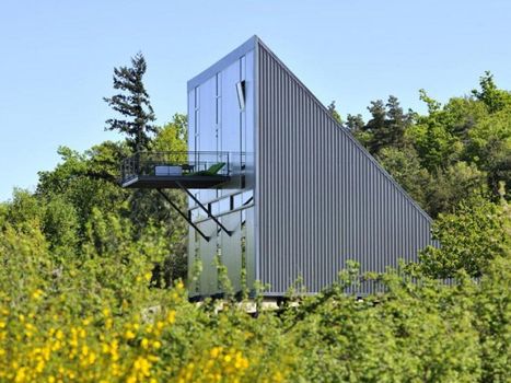 [inspiration] Une maison acier en forme de triangle | Build Green, pour un habitat écologique | Scoop.it