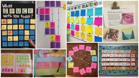 25 Ways to Use Sticky Notes in the Classroom - We Are Teachers | Professional Learning for Busy Educators | Scoop.it