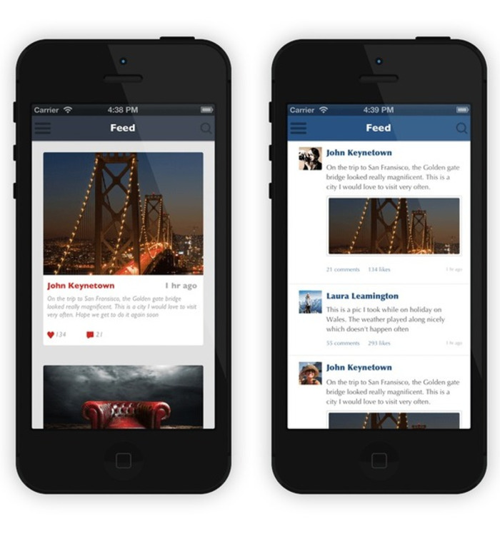 Free iOS UI Templates With A Sleek Minimalist Flat Style | iPhone and iPad development | Scoop.it