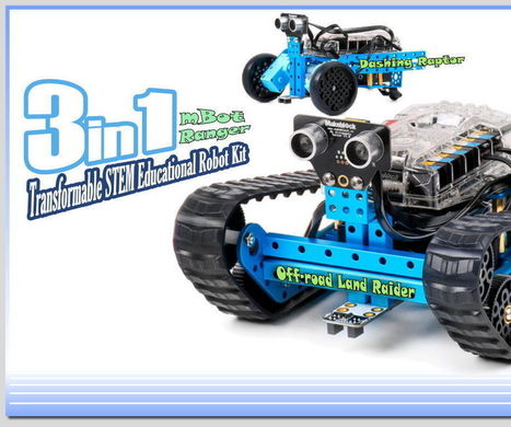 Learning, Experience and Review the Makeblock 3 in 1 MBot Ranger Robot Kit: 12 Steps | tecno4 | Scoop.it