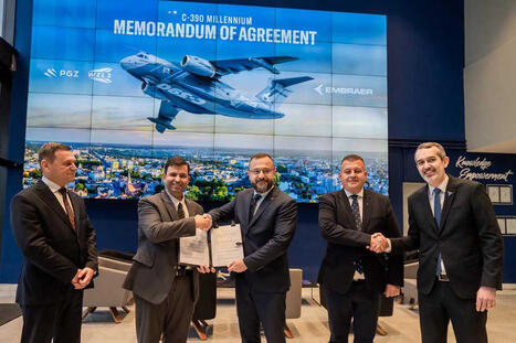 Embraer and WZL 2 Sign MoU to Advance Industrial Cooperation in Poland&nbsp; | DEFENSE NEWS | Scoop.it
