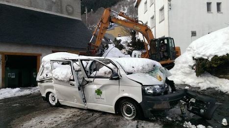 La navette des Véziaux d'Aure endommagée par l'avalanche d'Aulon du 1er février | Vallées d'Aure & Louron - Pyrénées | Scoop.it