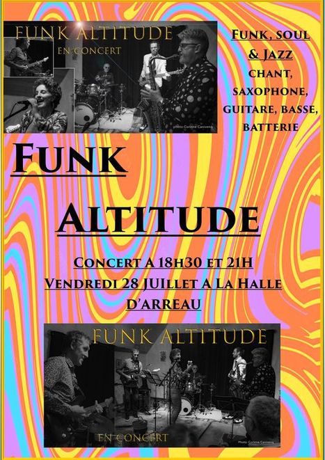Apéro-concert avec Funk Altitude à Arreau le 28 juillet | Vallées d'Aure & Louron - Pyrénées | Scoop.it