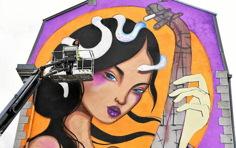&Agrave; Quimper, l&rsquo;artiste russe Anna Conda r&eacute;alisera une nouvelle fresque &agrave; Kermoysan au printemps&nbsp; | L'actualit&eacute; des quartiers politique de la ville de Bretagne et Pays de la Loire | Scoop.it