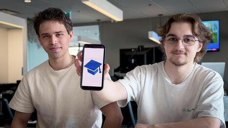 Deux&nbsp;C&eacute;g&eacute;piens de Sept-&Icirc;les lancent une application pour &eacute;tudiants | Revue de presse - F&eacute;d&eacute;ration des c&eacute;geps | Scoop.it