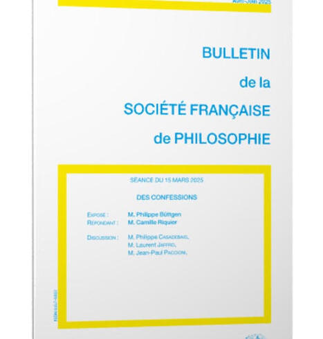 Philippe B&uuml;ttgen : Des confessions | Les Livres de Philosophie | Scoop.it