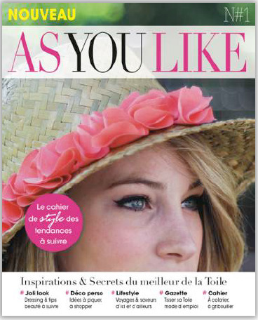 "As you like", le web féminin sur papier glacé | DocPresseESJ | Scoop.it