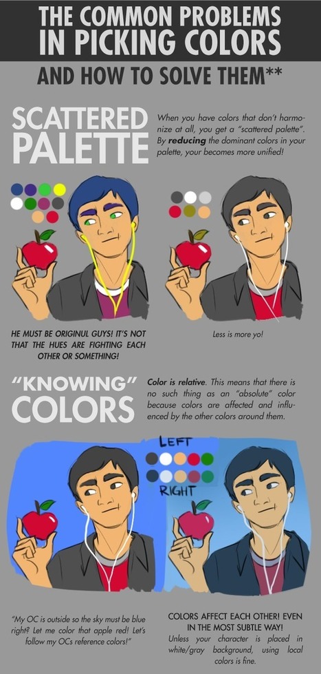 The Common Problems in Picking Colors | Drawing References and Resources | Scoop.it