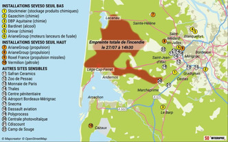 Face &agrave; l&rsquo;incendie, des sites sensibles situ&eacute;s sur l&rsquo;agglom&eacute;ration de Bordeaux sont sous haute surveillance | Actus du jour - 27 juillet 2026 | Scoop.it