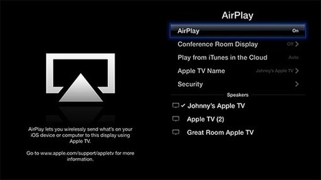 Apple TV (2nd and 3rd generation): Understanding AirPlay settings - Apple Support | iGeneration - 21st Century Education (Pedagogy & Digital Innovation) | Scoop.it