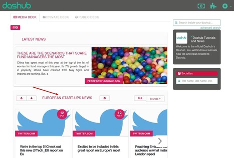 Dashub. Outil de veille, curation et diffusion de l’information | Outils Social Media | Scoop.it
