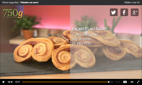 Palmiers au sucre  - Vidéo 750 grammes | #EatingCulture #EasyBaking  | Hobby, LifeStyle and much more... (multilingual: EN, FR, DE) | Scoop.it