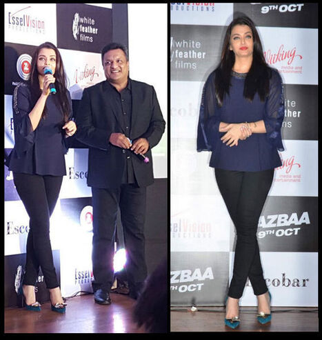 Aishwarya Rai Bachchan Goes Casual In Black Skinny Jeans At Jazbaa Song Launch | Celebrity Fashion Trends | Scoop.it