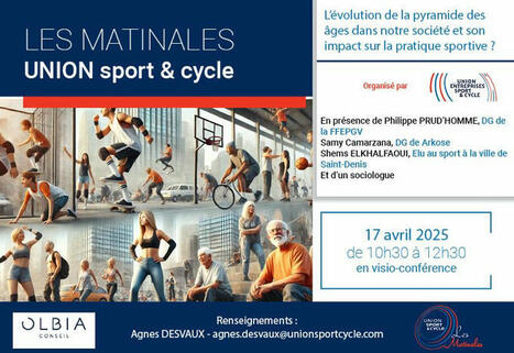 Les Matinales de l’UNION Sport et Cycle sont de retour ! | 3 - Innovations sociales | Scoop.it