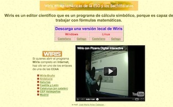 Rinc&oacute;n did&aacute;ctico de Matem&aacute;ticas - Trabajando con Wiris, tu calculadora on line | Mateconectad@s | Scoop.it
