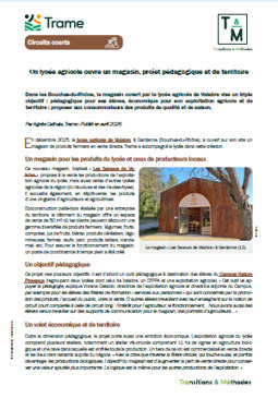 Un lyc&eacute;e agricole ouvre un magasin, projet p&eacute;dagogique et de territoire - Trame | Pour innover en agriculture | Scoop.it
