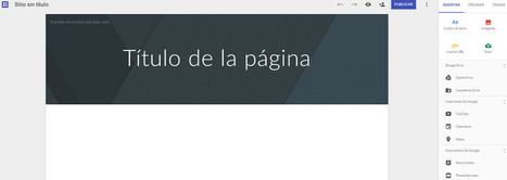El nuevo Google Sites llega para facilitarnos la creación de webs | TIC & Educación | Scoop.it