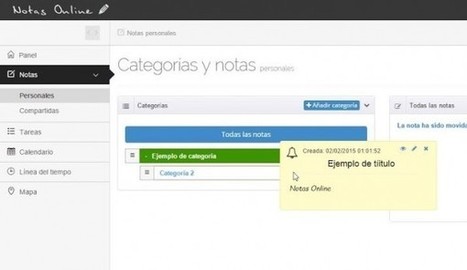 notasonline, un nuevo proyecto para guardar nuestras notas, gestionar tareas, calendario… | TIC & Educación | Scoop.it