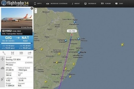 Realidad aumentada: Enfoca a un avión y la aplicación te dice de dónde viene, a dónde va… | Realidad Aumentada | Scoop.it