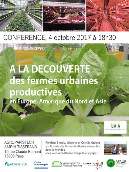 A la découverte des fermes productives - AgroParisTech - 4 octobre 2017 à 18h30 - Paris | ESPACES VEGETALISES URBAINS | Scoop.it