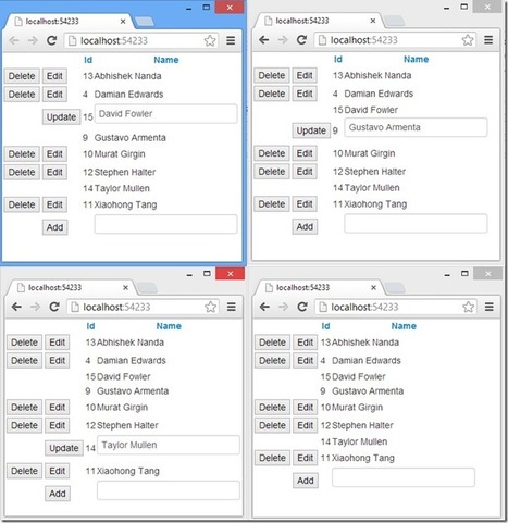 DataTable using SignalR+AngularJS+EntityFramework | JavaScript for Line of Business Applications | Scoop.it