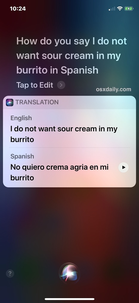 How to Translate Languages with Siri on iPhone and iPad - OSXDaily | Distance Learning, mLearning, Digital Education, Technology | Scoop.it