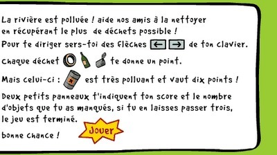 Jeu: La rivière est polluée | FLE enfants | Scoop.it