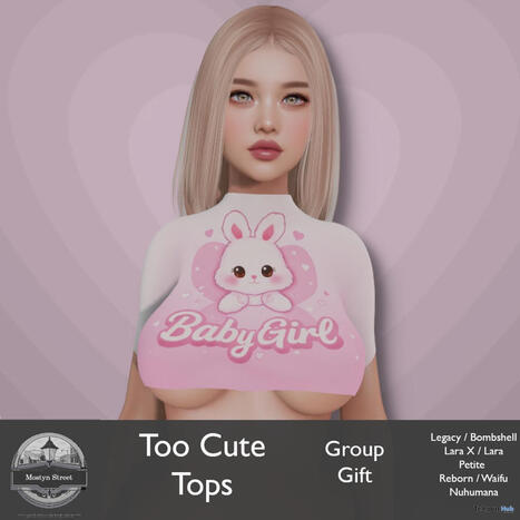 Too Cute Tops January 2026 Group Gift by Mostyn Street | Teleport Hub - Second Life Freebies | Teleport Hub | Scoop.it