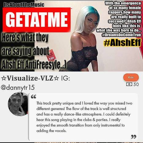 GetAtMe-  Here's what they're saying about Ahsh Eff... #ItsAboutThemusic | GetAtMe | Scoop.it