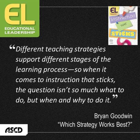 Educational Leadership:Which Strategy Works Best? | ASCD | E-Learning-Inclusivo (Mashup) | Scoop.it