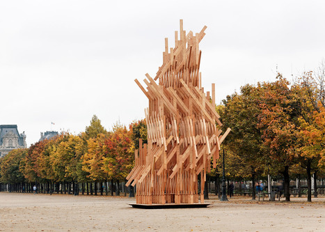Kengo Kuma installs climbable wooden pavilion in Paris park | Design, Science and Technology | Scoop.it