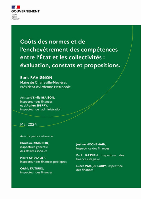 Millefeuille territorial - Coûts des normes et de l’enchevêtrement des compétences entre l’État et les collectivités : évaluation, constats et propositions | Veille juridique du CDG13 | Scoop.it