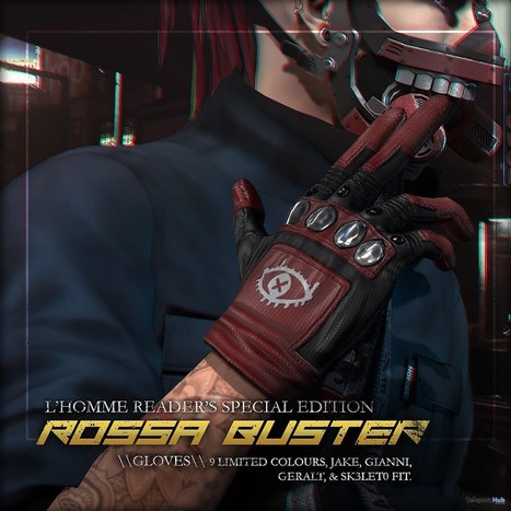 Rossa Buster Gloves Limited Edition L'HOMME Magazine November 2018 Group Gift by ContraptioN | Teleport Hub - Second Life Freebies | Second Life Freebies | Scoop.it