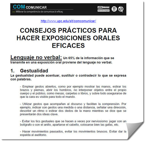 presentaciones orales…comunicar y bien | TIC & Educación | Scoop.it