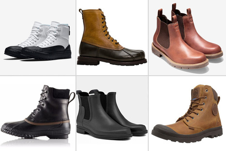 stylish mens rain boots