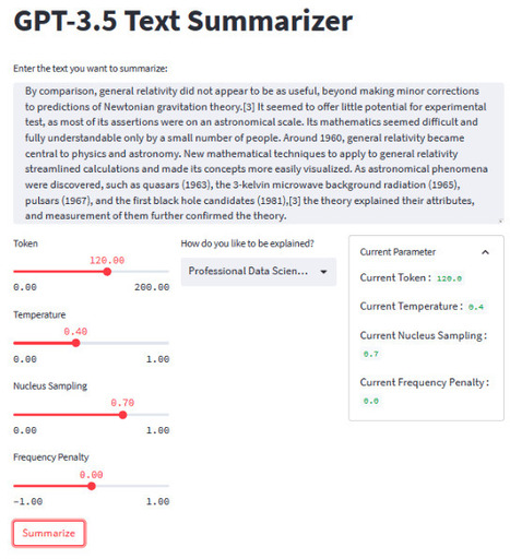 Text Summarization Development: A Python Tutorial with GPT-3.5 | Best | Scoop.it