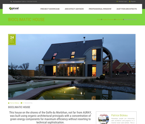 " Bioclimatic house Baden (2012) a.typique Patrice BIDEAU "- Dpincel | Architecture, maisons bois & bioclimatiques | Scoop.it